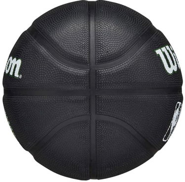 Športový doplnok Wilson Tennis NBA Team Tribute Mini Basketball Boston Celtics Čierna | wz4017605xb, 1