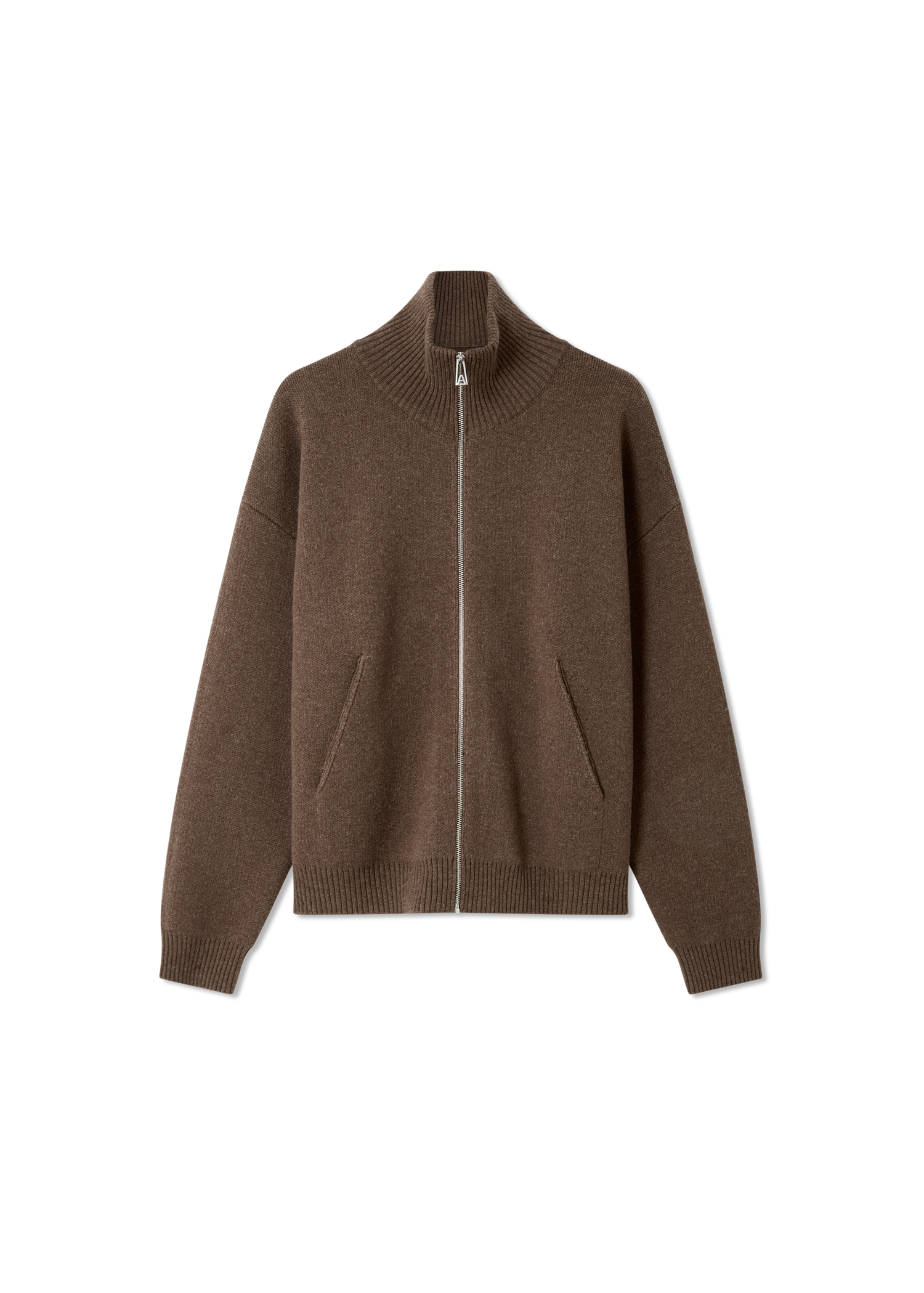 Sveter AXEL ARIGATO Core Stand-Collar Zip-Up Sweater Hnedá | A2143005, 0