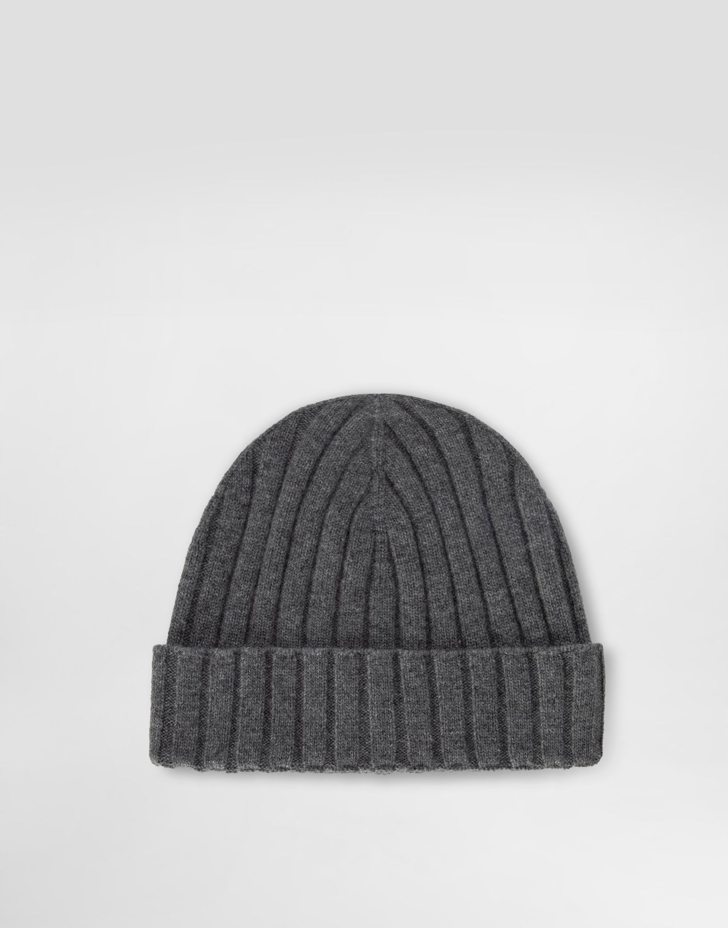 Kulicha Dolce & Gabbana Dolce & Gabbana Cashmere Flat Rib Beanie Šedá | FXQ10ZJBW0SN5822, 1