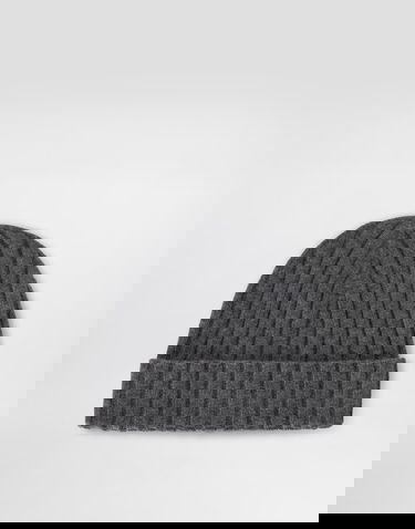 Kulicha Dolce & Gabbana Dolce & Gabbana Cashmere Flat Rib Beanie Šedá | FXQ10ZJBW0SN5822, 1