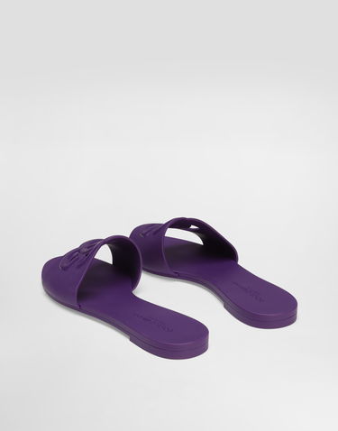 Doplnky Dolce & Gabbana Dolce & Gabbana Rubber Slides Fialová | CW2215AN9948H438, 2
