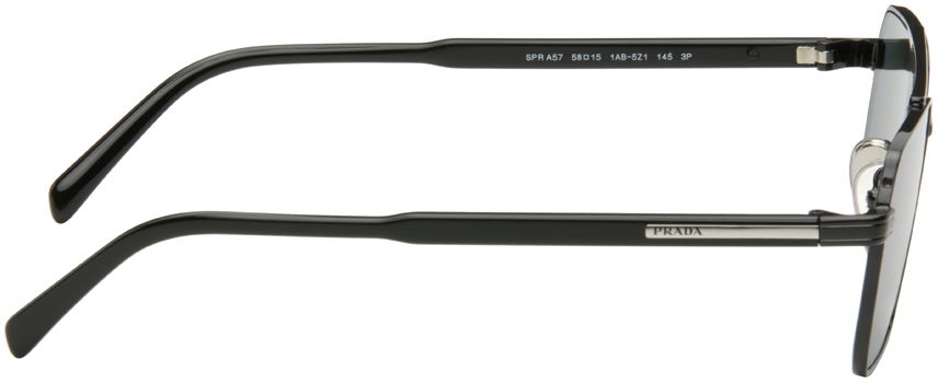 Slnečné okuliare Prada Metal Plaque Square Sunglasses Čierna | 0PR A57S 1AB5Z158 8056262130308, 1