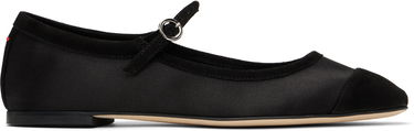 Oblečenie Aeyde Aeyde Uma Satin Toe-Cap Ballerina Flats Čierna | A11-FL-RKLS08FL169-SS25-800-067, 0