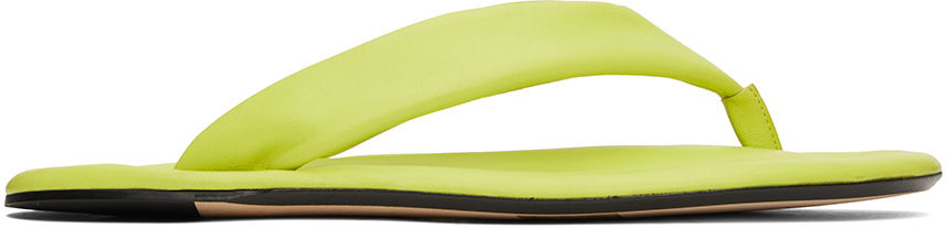 BY FAR Dasha Leather Thong Sandals