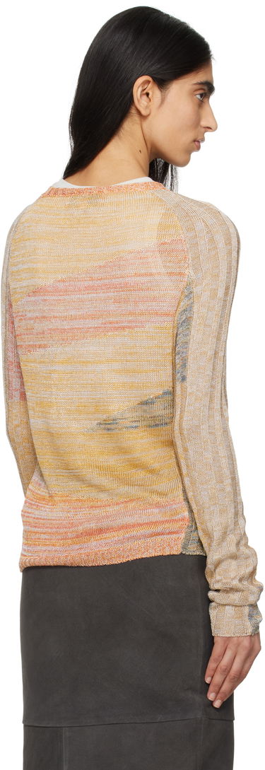 Sveter Eckhaus Latta Eckhaus Latta Symphony Knit Sweater Oranžová | 8021-EL-PS25-R -, 2
