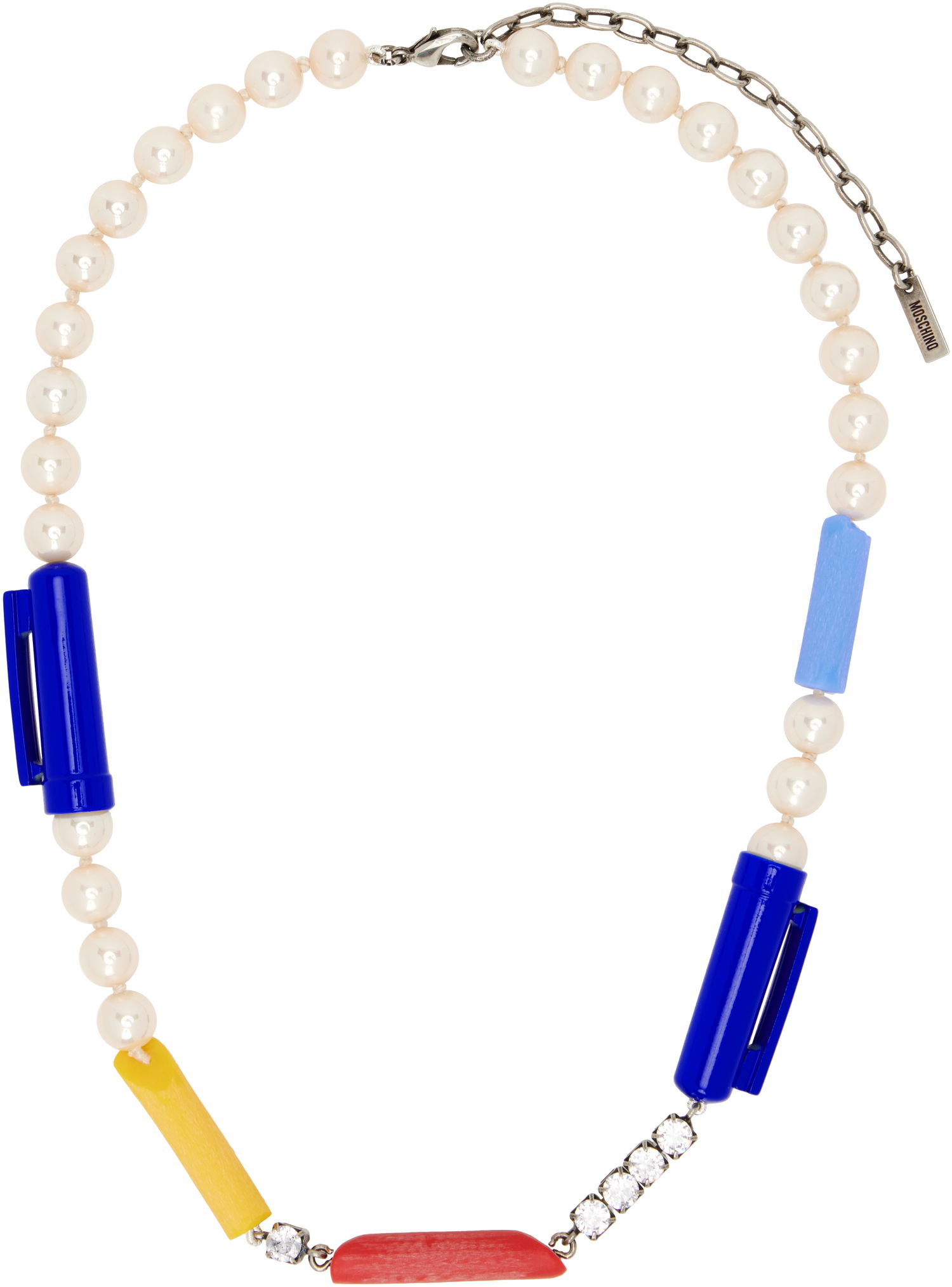 Náhrdelník Moschino Moschino Pearl Charm Necklace Rôznofarebný | 25121912184061888, 0