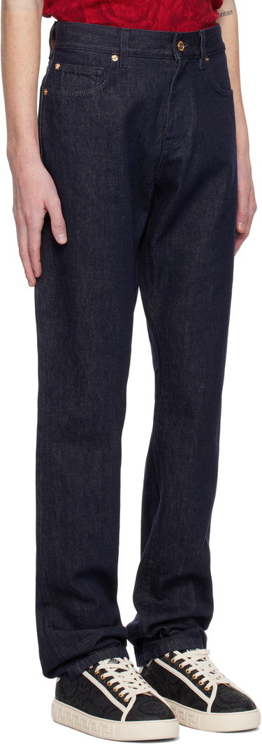 Džínsy Versace Relaxed-Fit Jeans Navy | 1015844_1A12477, 1