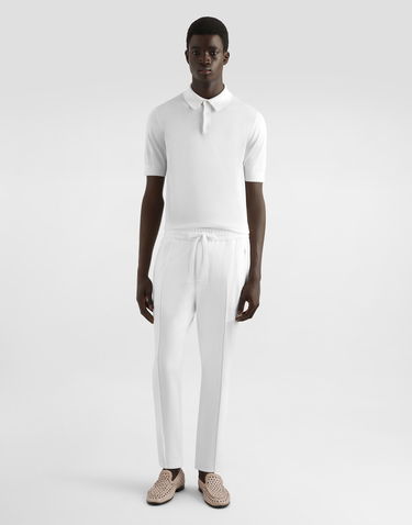Tepláky Dolce & Gabbana Dolce & Gabbana Jersey Cropped Jogging Pants Biela | GYACETGJ070W0111, 1