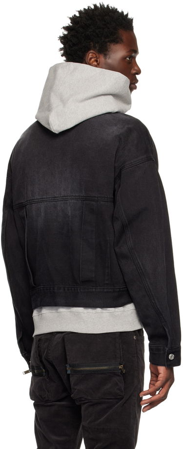 Bunda We11done We11done Relaxed-Fit Denim Jacket Čierna | WD-DJ3-22-303-U-BK, 2