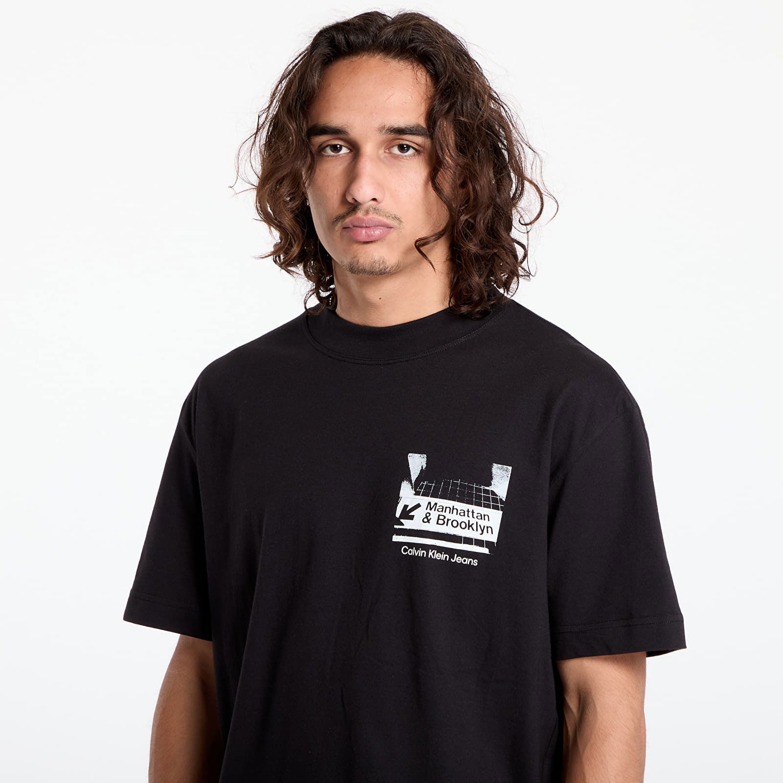 Subway Sign Tee Black