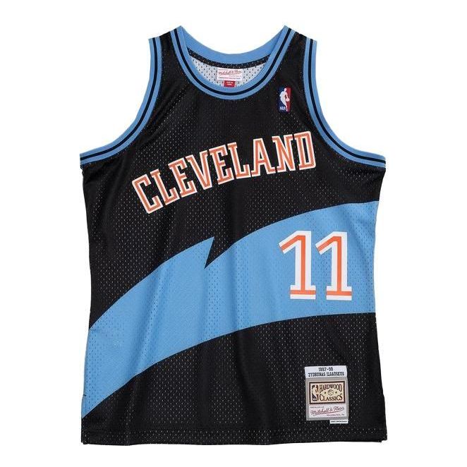 Dres Mitchell & Ness Cleveland Cavaliers Ilgauskas Swingman Jersey Modrá | SMJYAC19159-CCABLCK97ZIL, 0