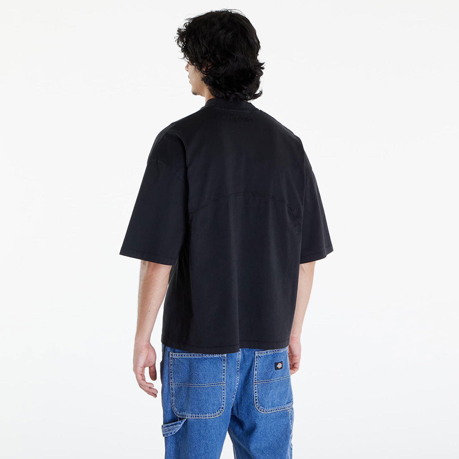 Tričko Reebok Oversized Tee UNISEX Washed Black Čierna | RMAA001C99JER0021000, 1