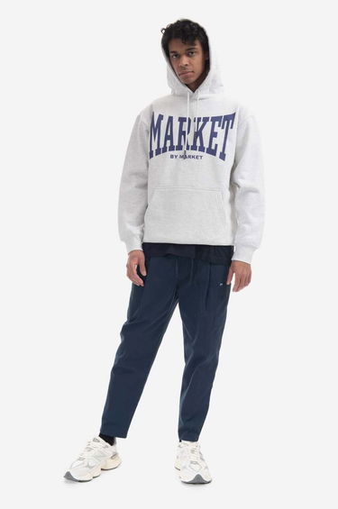 Mikina MARKET Hoodie With Print Šedá | 397000470.0016, 1
