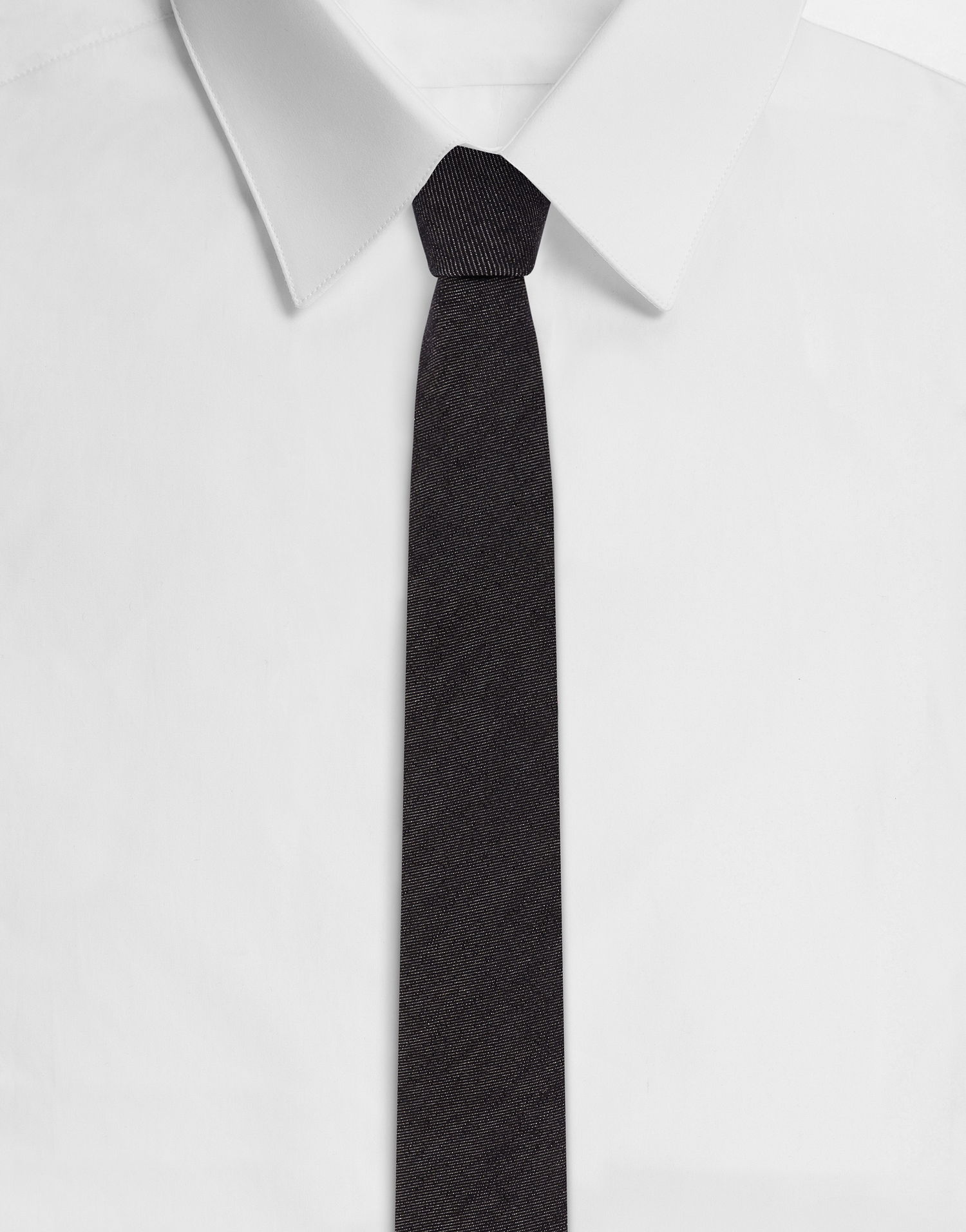 Doplnky Dolce & Gabbana Dolce & Gabbana Denim Tie Čierna | GT149EG8LE6S9001, 0