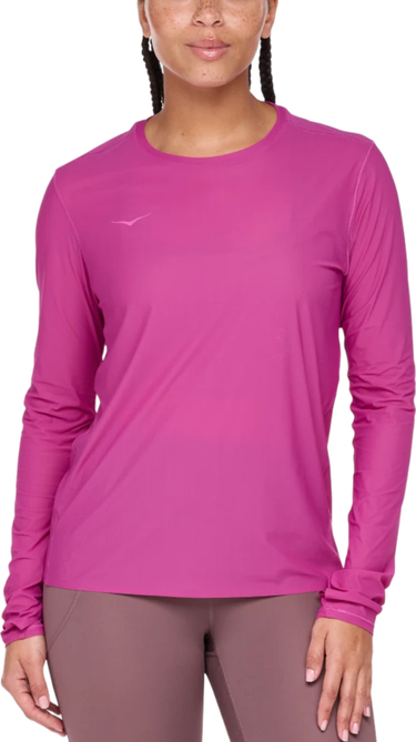 Tričko Hoka One One Hoka Airolite Run Long Sleeve Ružová | 1151083-fsc, 0
