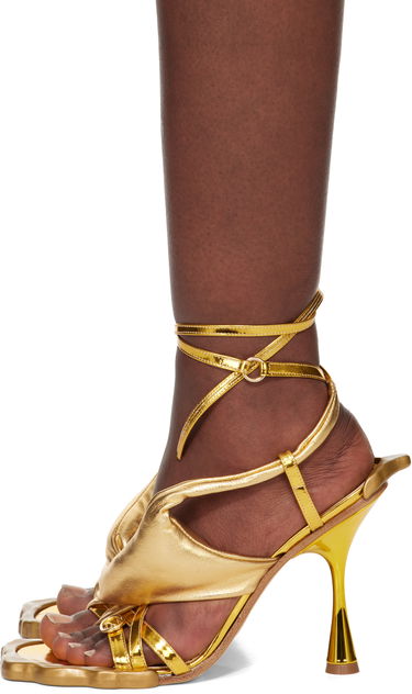 Starostlivosť o obuv Ottolinger Ottolinger Flower Heeled Sandals Žltá | 13190013101, 2