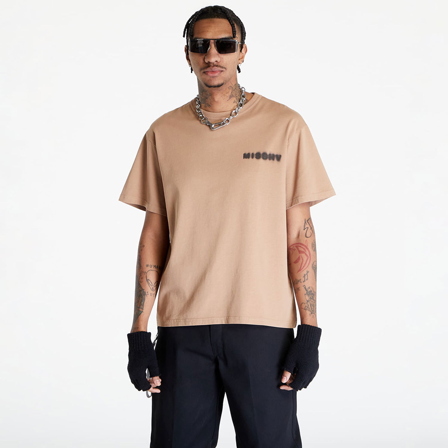 Tričko MISBHV Community Vintage T-Shirt Béžová | 240M119, 0
