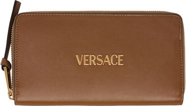 Peňaženka Versace Versace Tag Leather Zip Around Wallet Hnedá | 1018745_1A13171_1N19V, 0