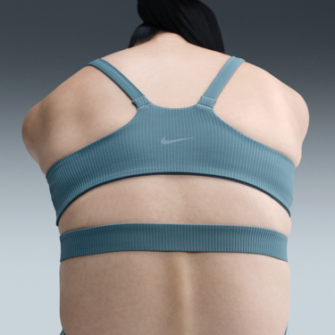 Podprsenka Nike Nike Zenvy Light-Support Ribbed Sports Bra Zelené | HF5378-006, 3