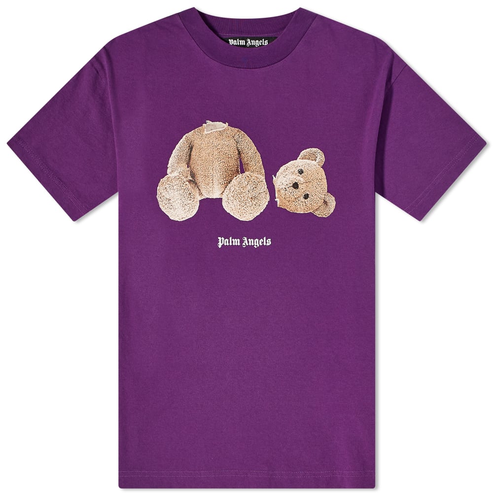Tričko Palm Angels Kill The Bear Tee Fialová | PMAA001F21JER0233760, 0