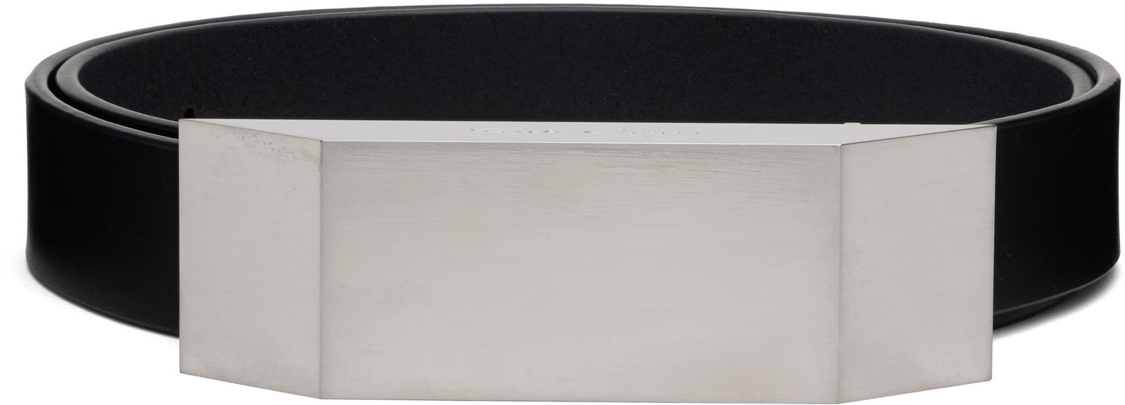 Rick Owens Beveled Buckle Belt