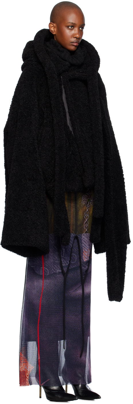 Kabáty Ottolinger Ottolinger Wrap Teddy Short Jacket Čierna | 1230703921, 1