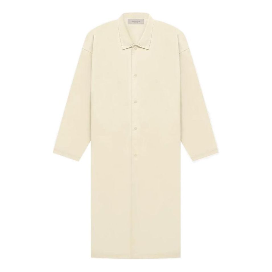 Košeľa Fear of God Essentials Long Sleeve Shirt Coat Béžová | FOG-SS22-712, 0