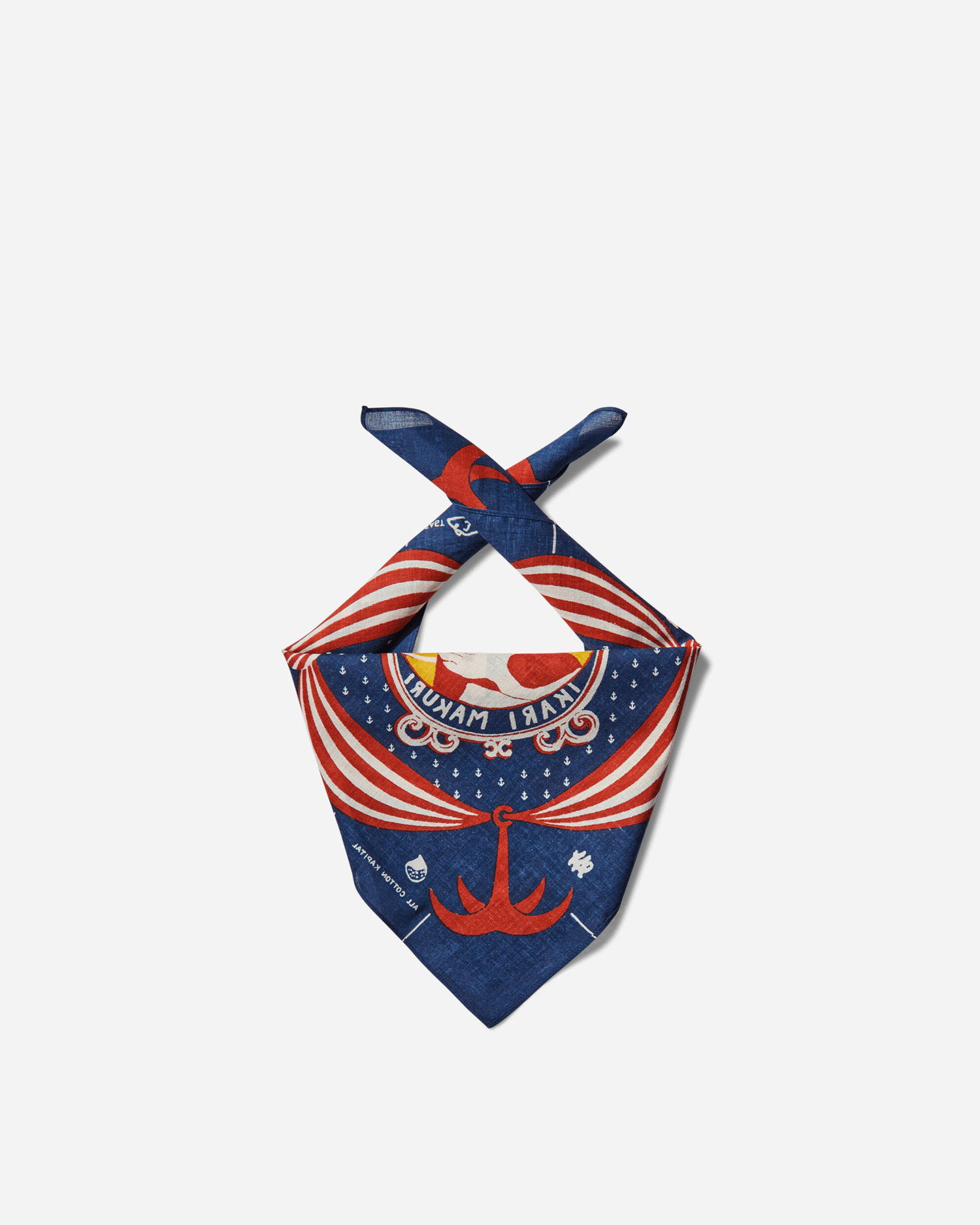 Šál KAPITAL Ikari Makuri Bandana Modrá | EK-645BAA NAVY, 1