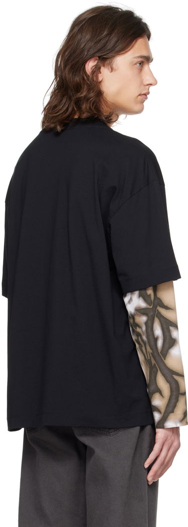 Tričko Études Études Thorns Graphic Long Sleeve T-Shirt Čierna | E24MM183A00795, 2