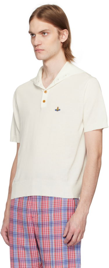 Polo tričko Vivienne Westwood Vivienne Westwood Alex Knit Polo Biela | 2701001P-Y003F-, 3