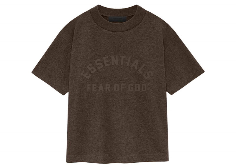 Tričko Fear of God Fear of God Essentials Core Collection Kids S/S Tee Hnedá | 785SU241012K