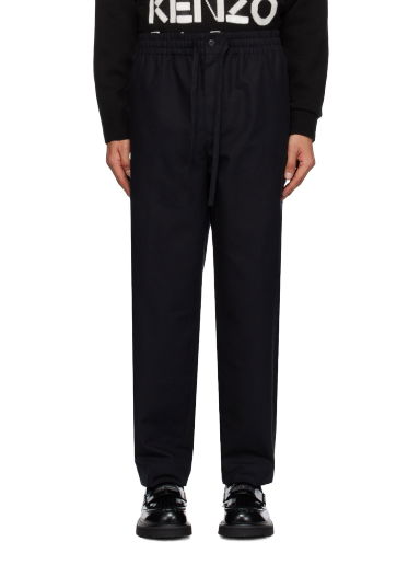 Cargo nohavice KENZO Paris Drawstring Cargo Pants Čierna | FD65PA5019GC