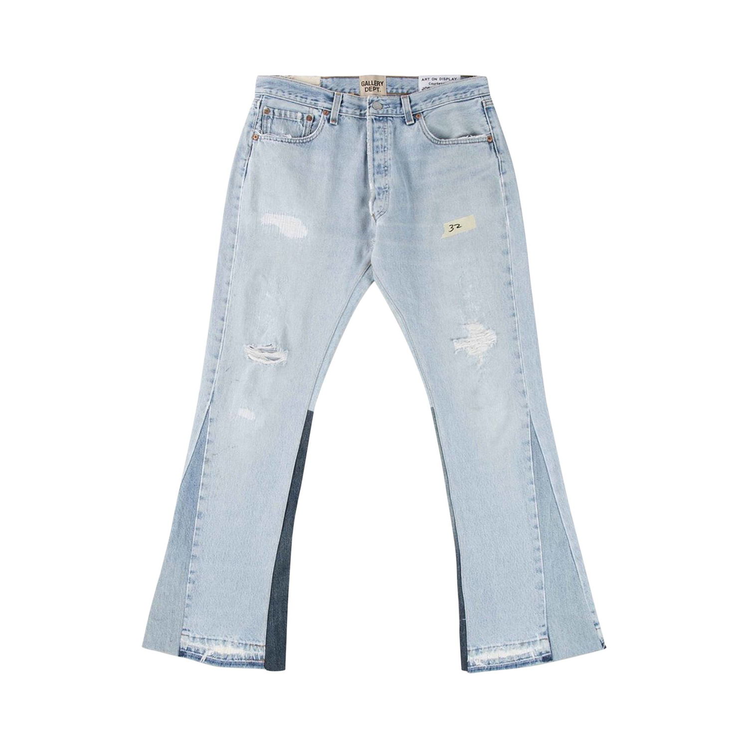 Džínsy Gallery Dept. La Flare Denim Tyrkysová | LA 5052 F INDI, 1