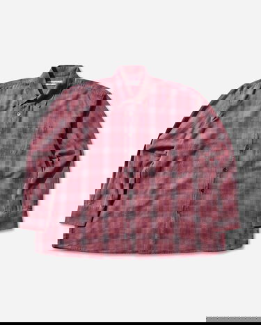 Košeľa OUR LEGACY Borrowed Shirt Idaho Vínová | M4252BIDC 001, 1