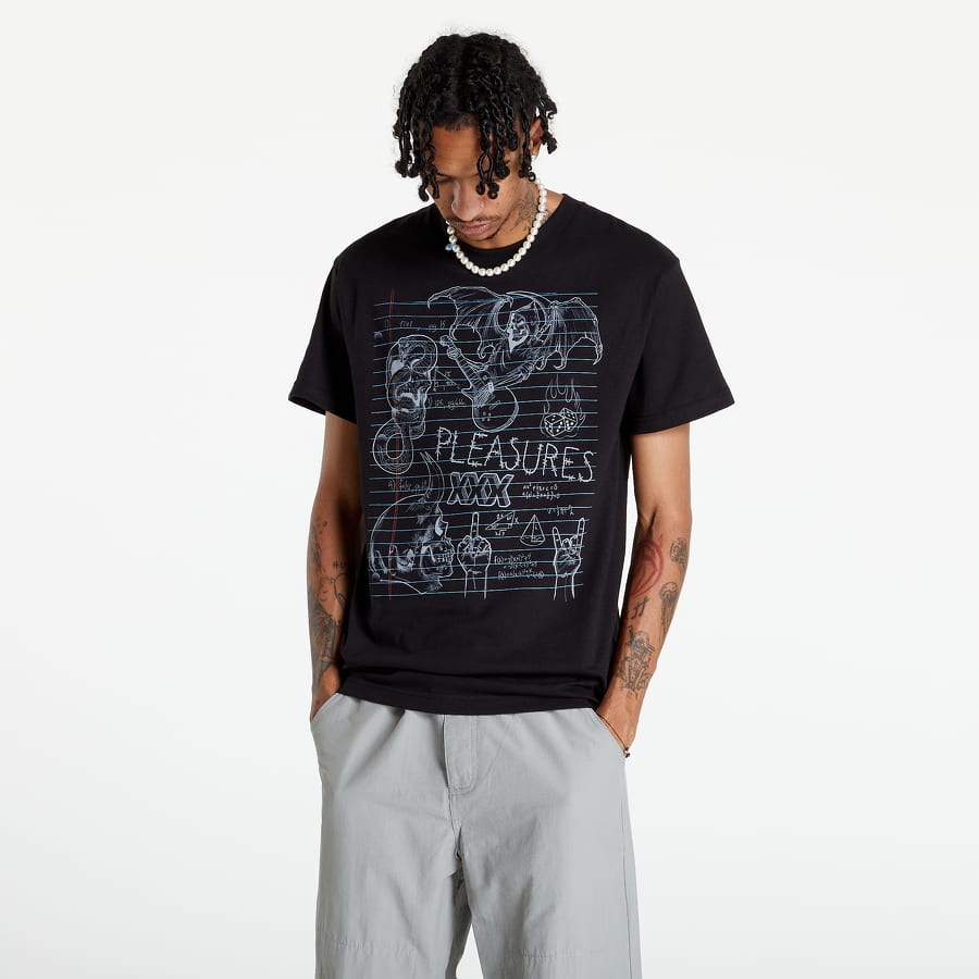 Tričko Pleasures Homework T-Shirt Čierna | P22SU042 Black, 0