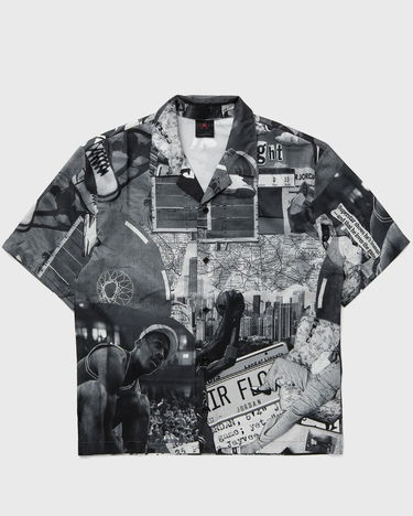 Košeľa Jordan Essentials Printed Camp Top Čierna | FV7311-133, 0