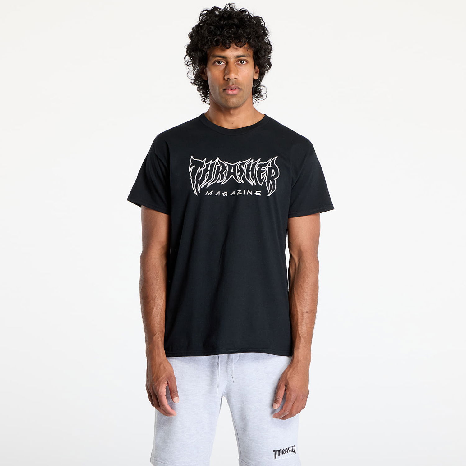 Tričko Thrasher Thrasher Metal T-Shirt Čierna | 145693, 0