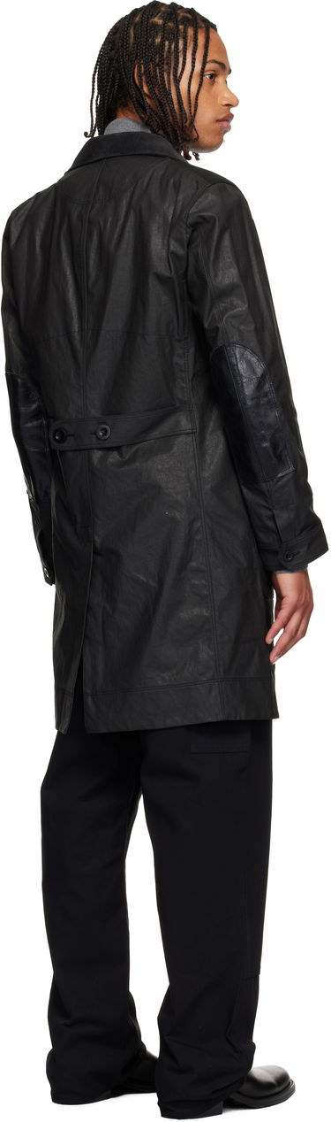 Kabáty Junya Watanabe Junya Watanabe Coated Cotton Coat Čierna | WP-C011-051, 2