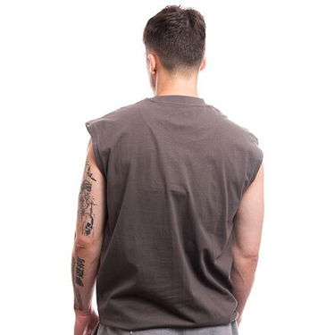 Tielko Karl Kani Small Signature Essential Sleeveless Tee Šedá | KK6031473, 3