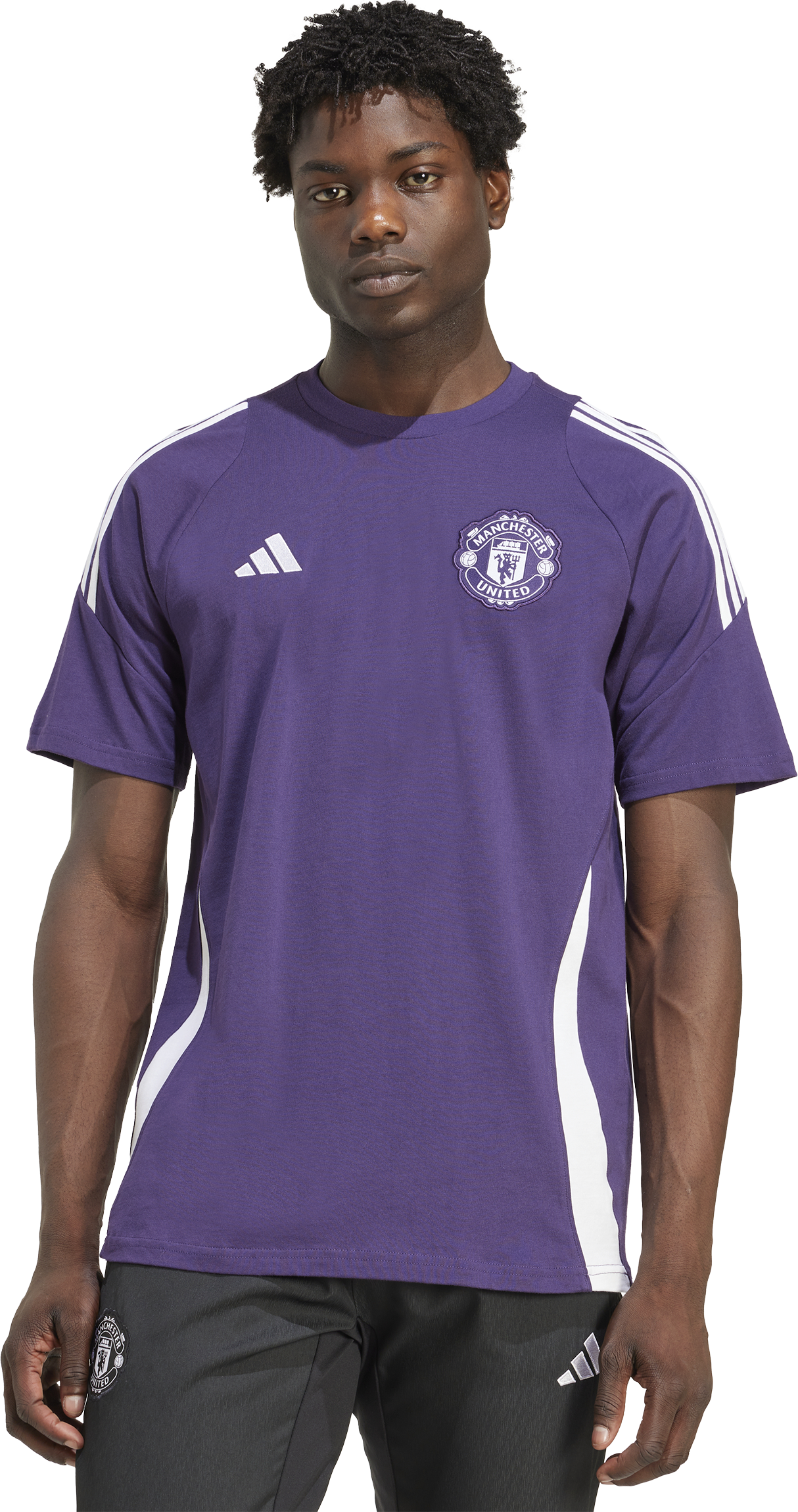 Tričko adidas Originals Manchester United FC T-Shirt Fialová | jp3097, 1