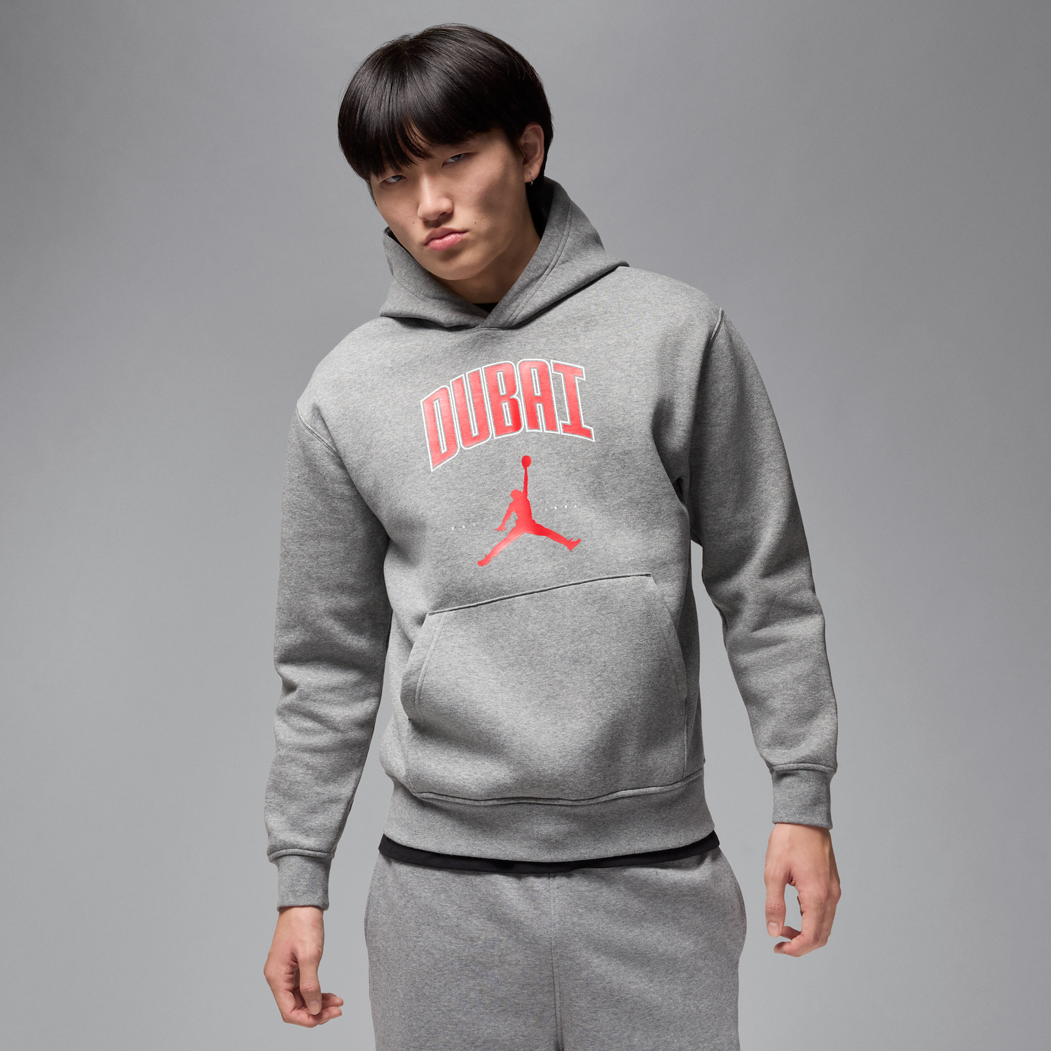 Mikina Jordan Jordan Dubai Fleece Hoodie Šedá | HQ0438-091, 1