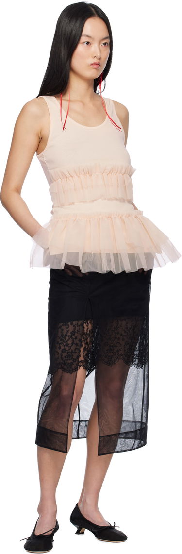 Tielko Simone Rocha Simone Rocha Tutu Hem Tank Top Ružová | 5352 0553, 3