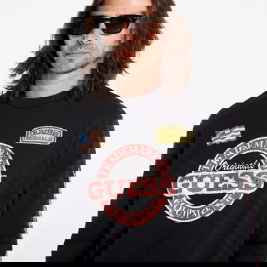 Tričko GUESS Guess Originals Long Sleeve Race Graphic Tee Čierna | M5YI56K8FQ4-JTMU, 1