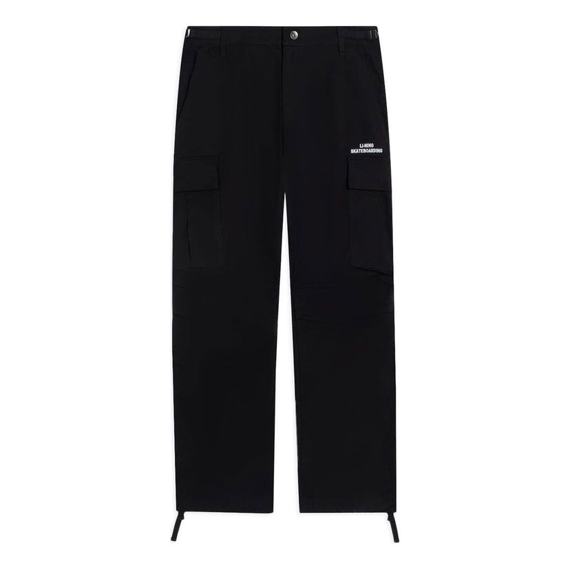Cargo nohavice Li-Ning Skateboarding Graphic Straight Cargo Pants Čierna | AKXS801-3
