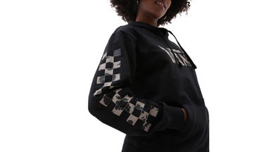 Mikina Vans Dotty Check Pullover Hoodie Čierna | VN0A7RNZBLK, 3