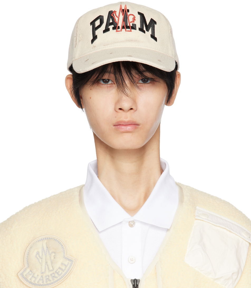 Šiltovka Moncler Genius x Palm Angels x Baseball Cap Biela | I209L3B000070U162, 0