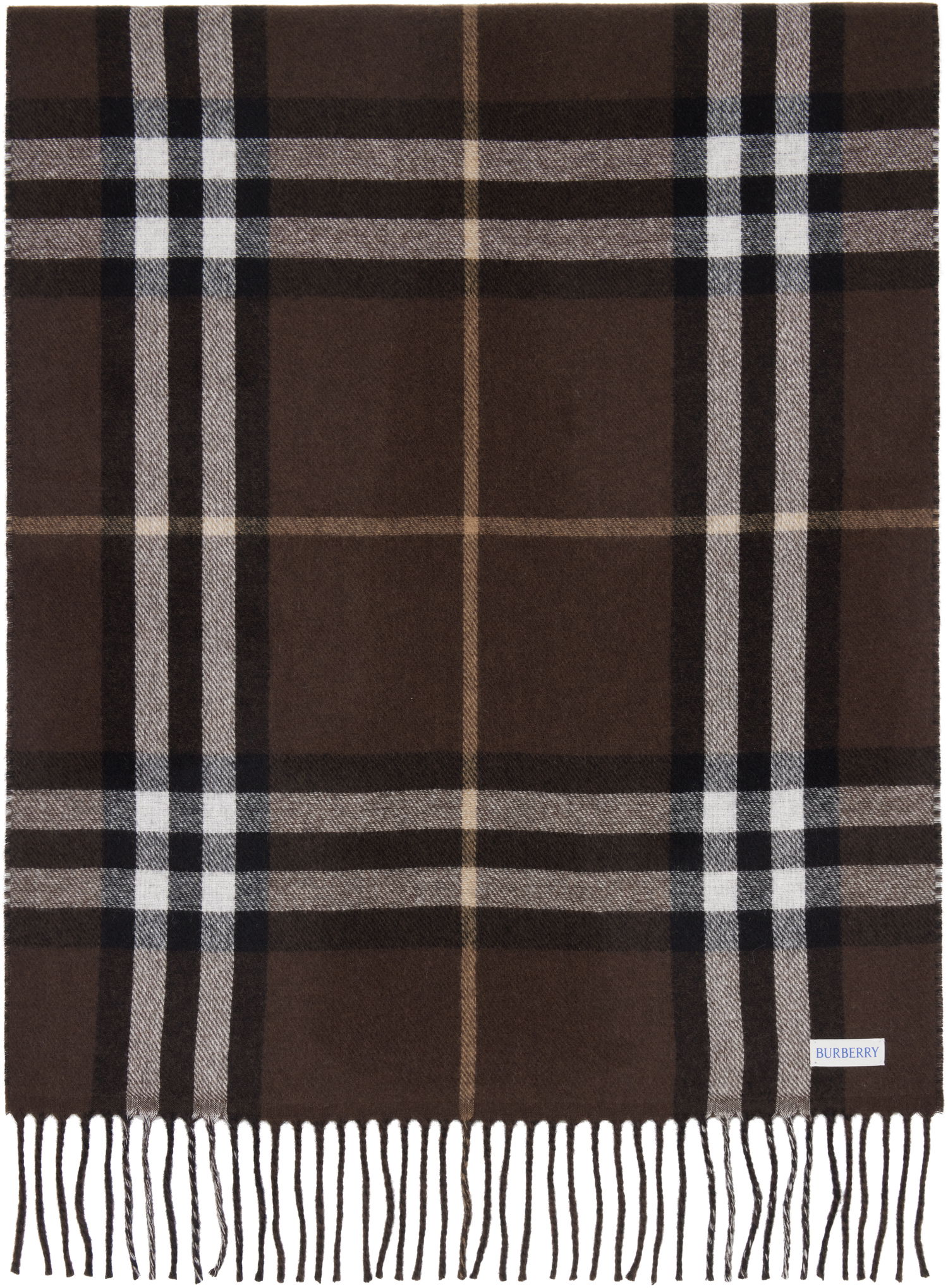 Šál Burberry Reversible Knight Scarf Hnedá | 8112978, 1