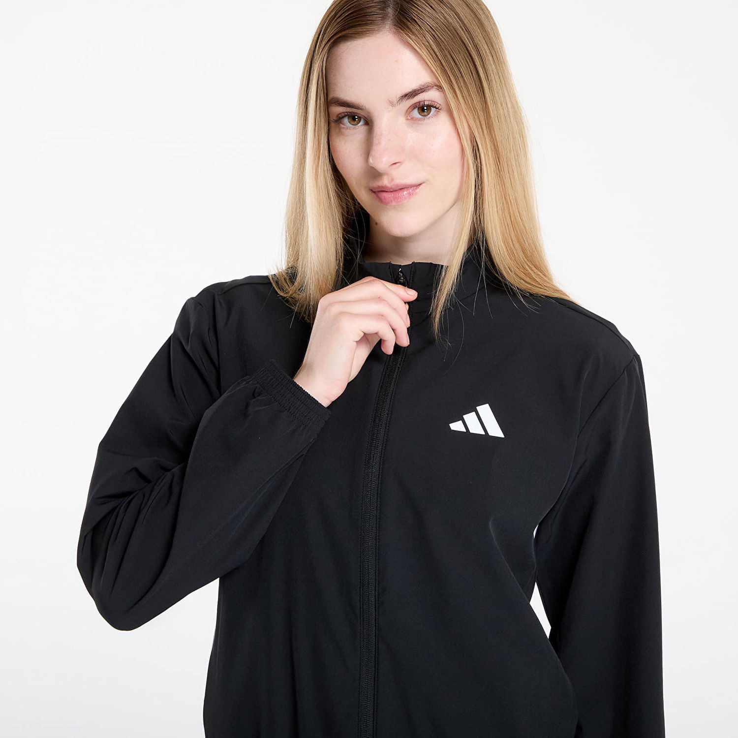Bunda adidas Originals Train Essentials Woven Warm-Up Jacket Čierna | JD6539, 1