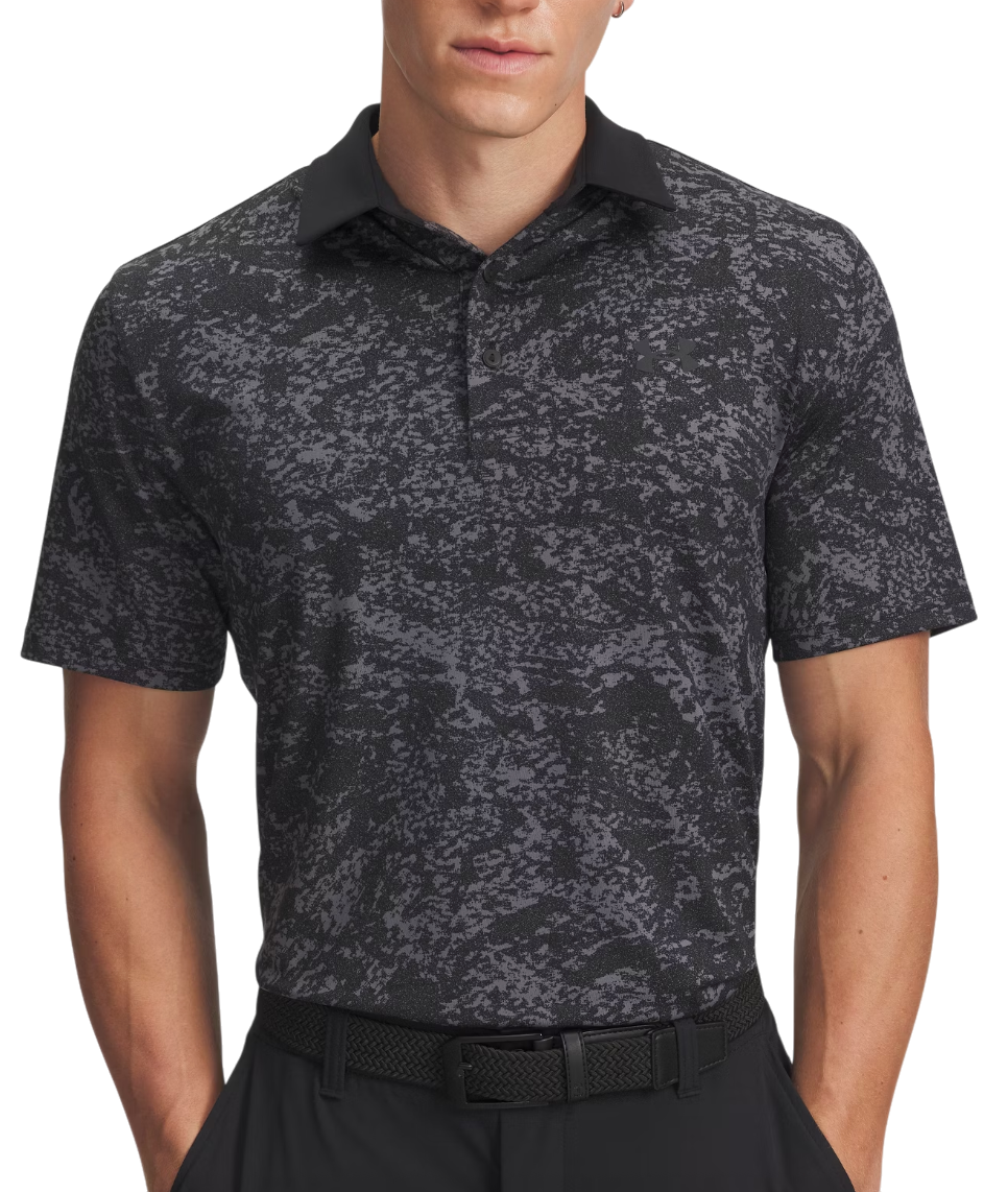 Polo tričko Under Armour Playoff 3.0 Printed Polo Shirt Čierna | 1378677-015, 0