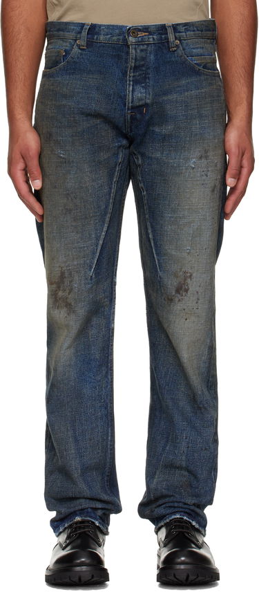 Džínsy Rick Owens Rick Owens DRKSHDW Concordians Kurdt Jeans Modrá | DL02E2399 HVWJP, 0